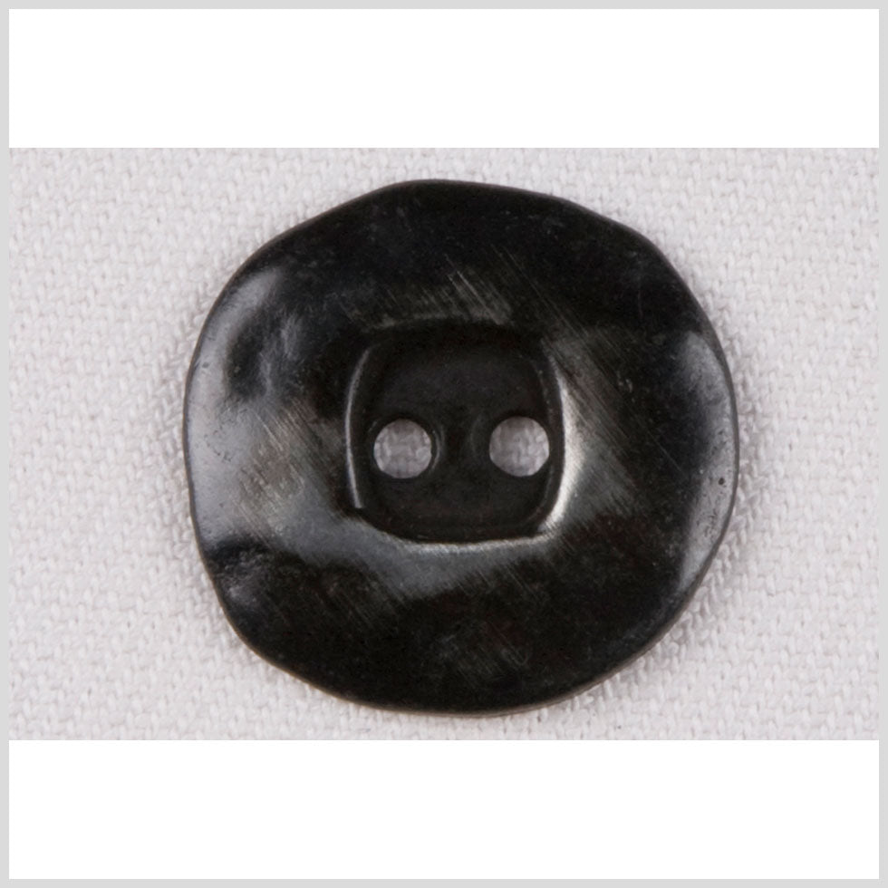 Gunmetal Metal Button - 36L/23mm