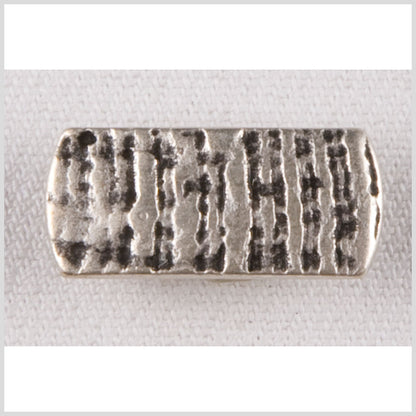 Silver Metal Coat Button - 40L/25.5mm