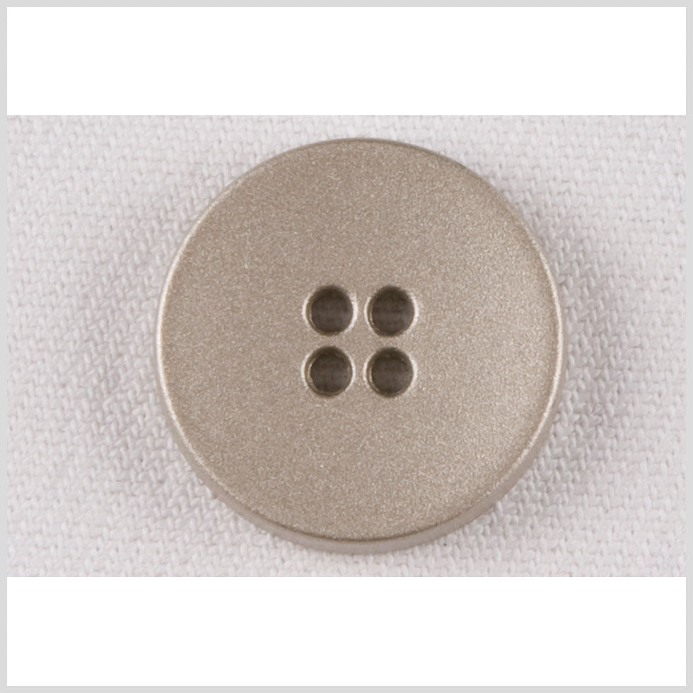 Silver Metal Coat Button - 36L/23mm