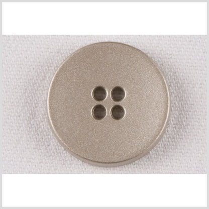 Silver Metal Coat Button - 36L/23mm