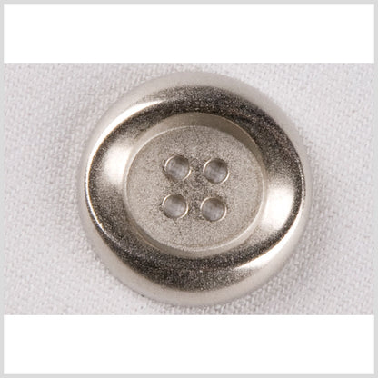 Silver Metal Coat Button - 28L/18mm