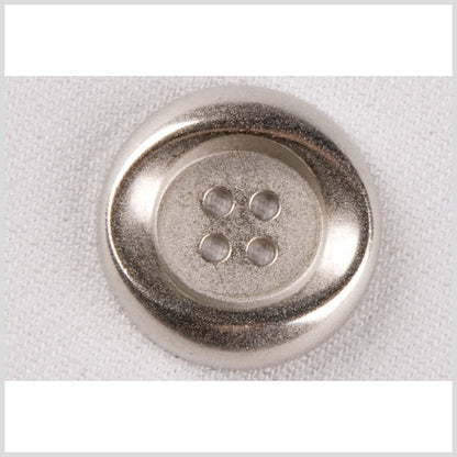 Silver Metal Coat Button - 36L/23mm
