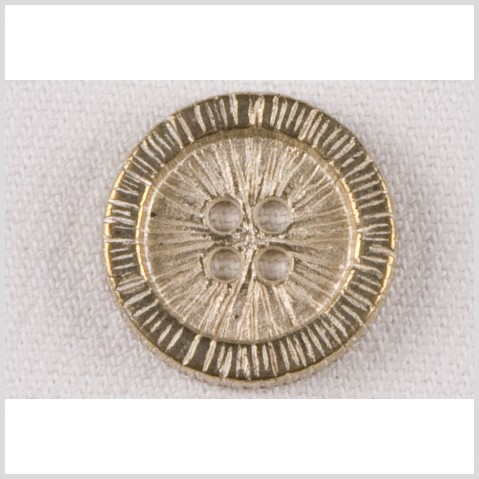 Silver Metal Coat Button - 32L/20mm