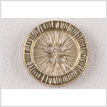 Silver Metal Coat Button - 32L/20mm