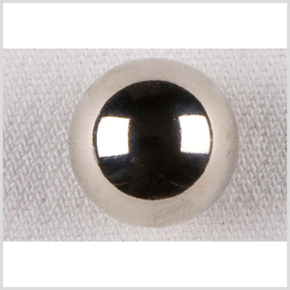 Silver Metal Coat Button - 18L/11.5mm