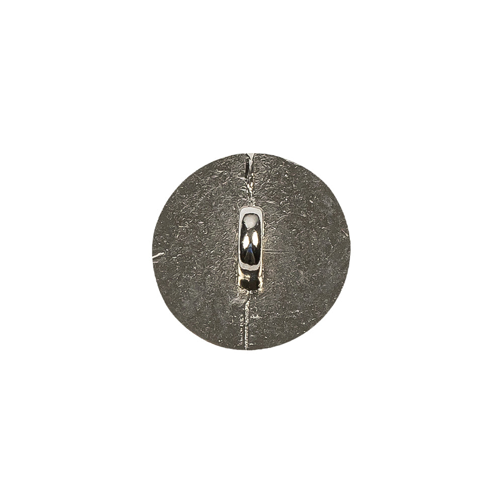 Silver Metal Coat Button - 24L/15mm - Detail