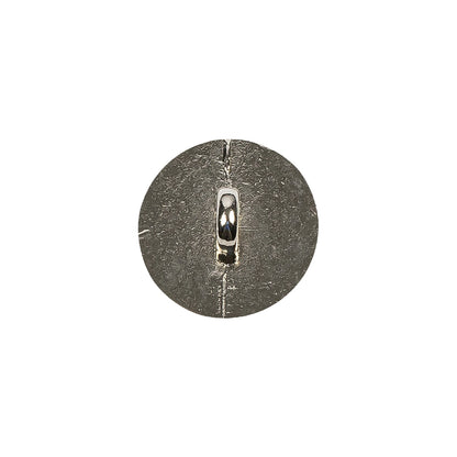 Silver Metal Coat Button - 24L/15mm - Detail