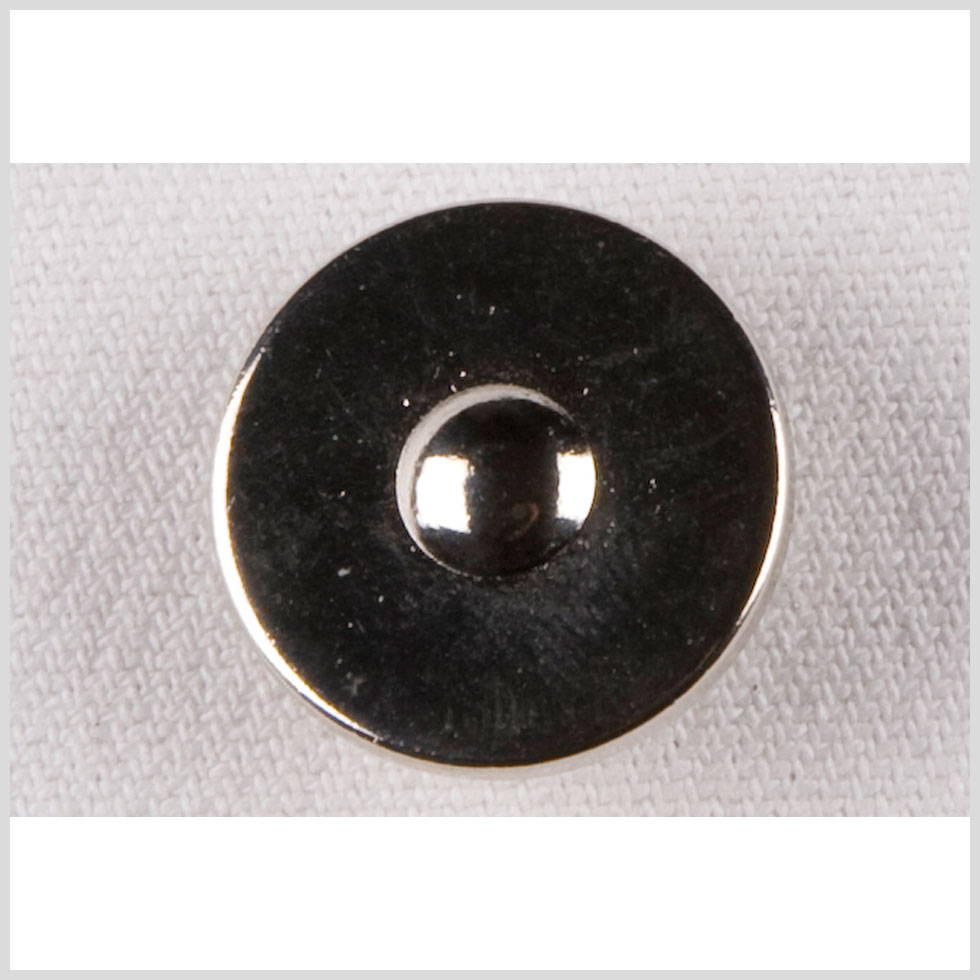 Silver Metal Coat Button - 32L/20mm