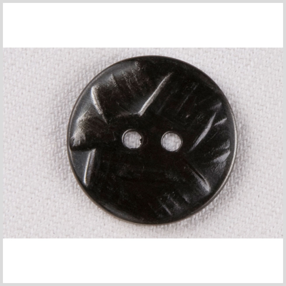 Gunmetal Metal Button - 24L/15mm