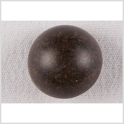 Metal Shank Back Button - 32L/20mm - Antique Brass Distressed Dome-Shaped