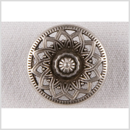 Silver Metal Coat Button - 28L/18mm