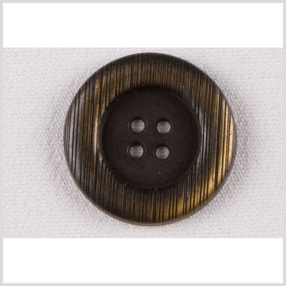 Brass Metal Button - 28L/18mm