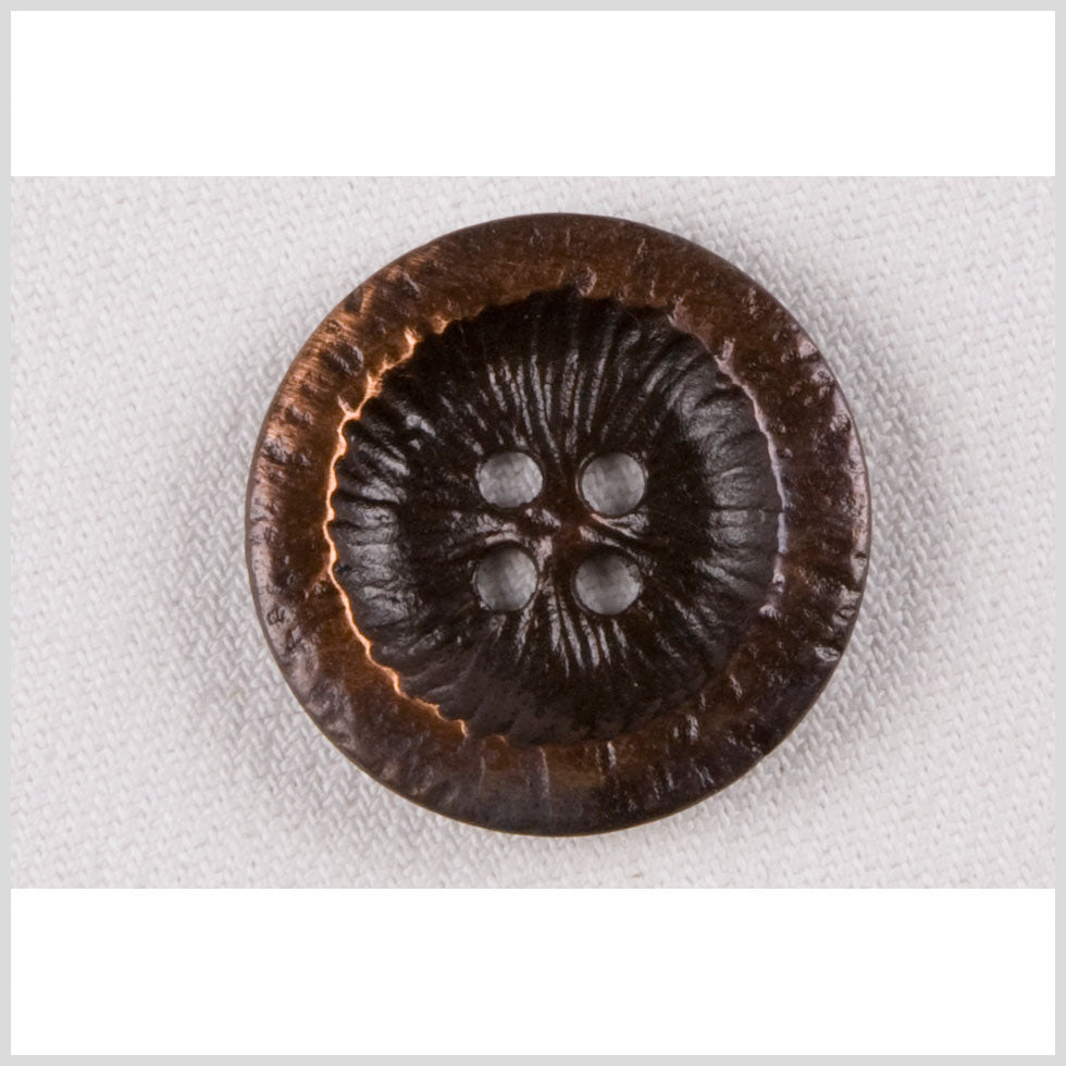 Copper Metal Coat Button - 44L/28mm