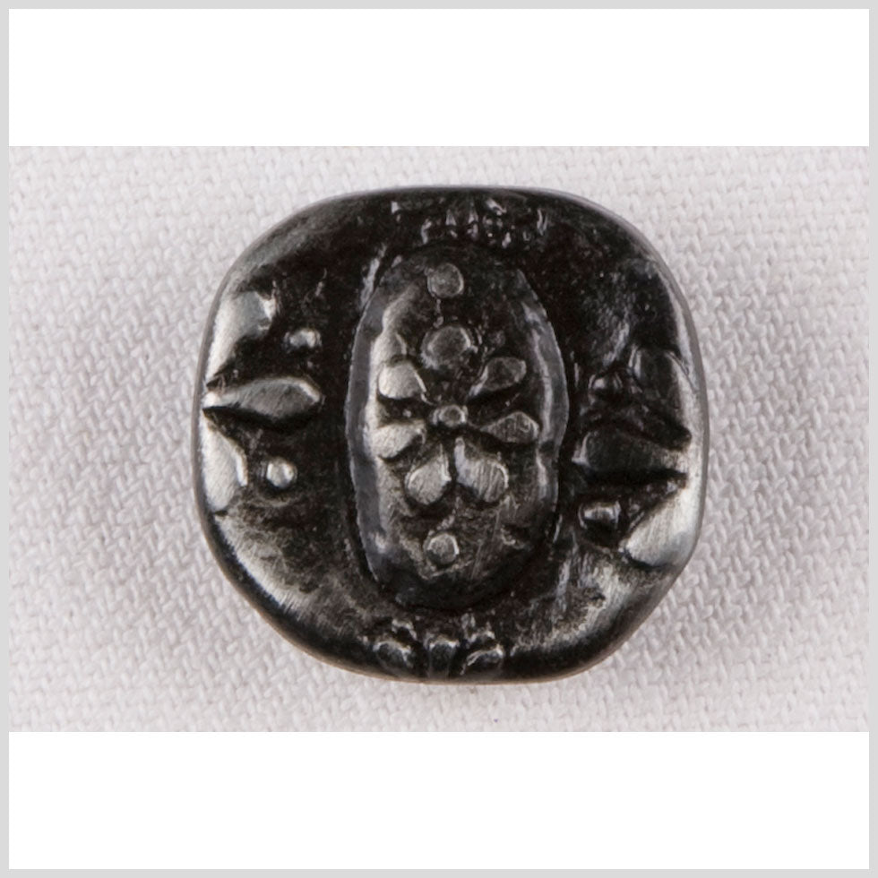 Gunmetal Metal Button - 36L/23mm