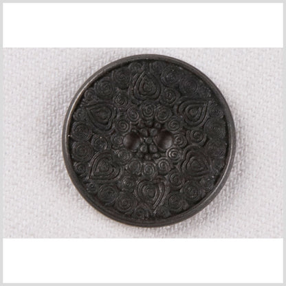 Gunmetal Metal Button - 36L/23mm