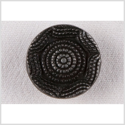 Gunmetal Metal Button - 24L/15mm