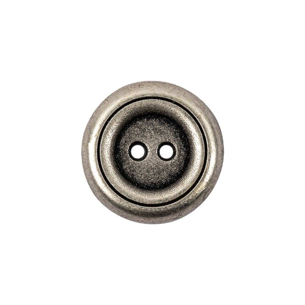 Silver Metal Coat Button - 32L/20mm