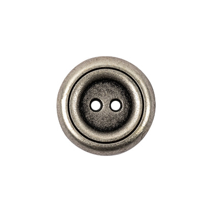 Silver Metal Coat Button - 32L/20mm