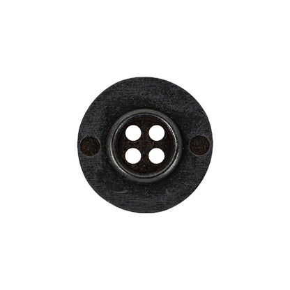 Gunmetal 2-Hole Metal Coat Button - 32L/20mm - Detail