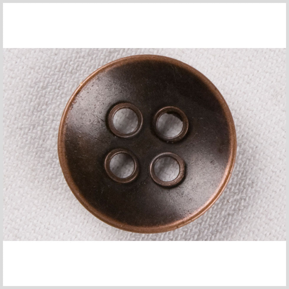 Copper Copper Metal Button - 36L/23mm