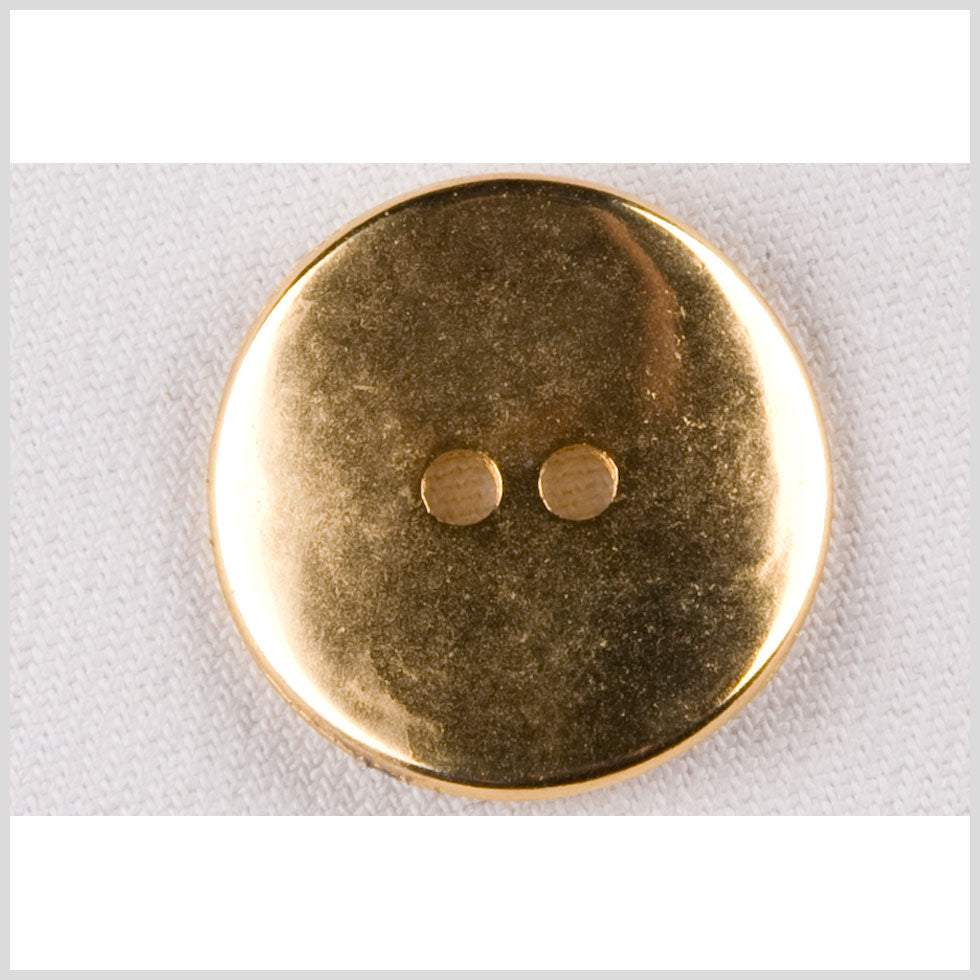 Gold Metal Coat Button - 44L/28mm