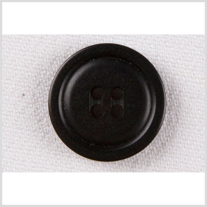 Black Plastic Button - 32L/20mm
