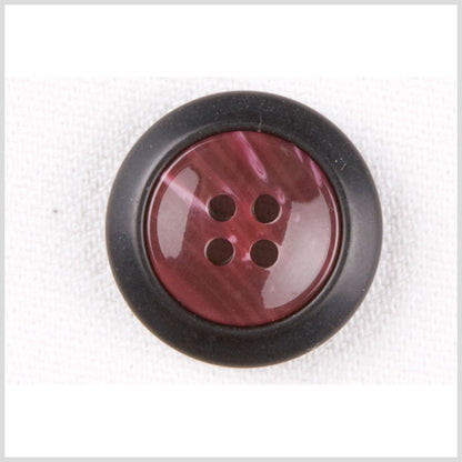 Deep Purple Plastic Button - 34L/21.5mm