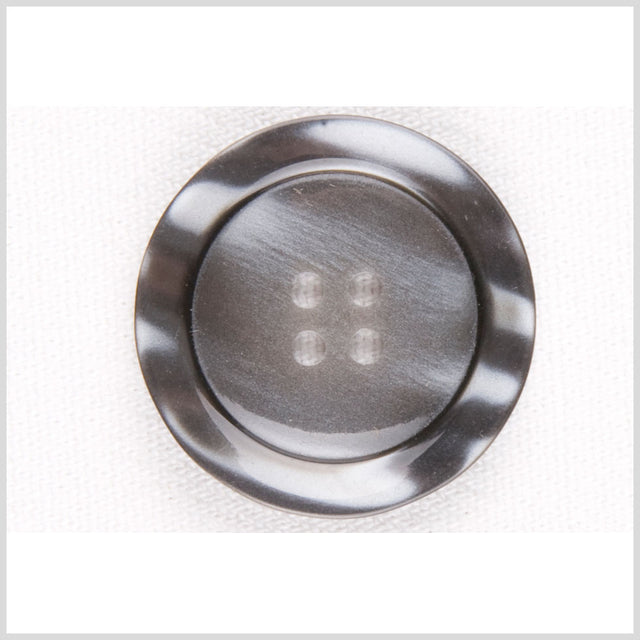 Gray Plastic Button - 44L/28mm