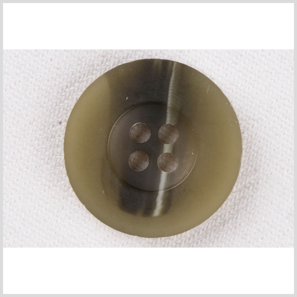 Green Plastic Blazer Button - 24L/15mm