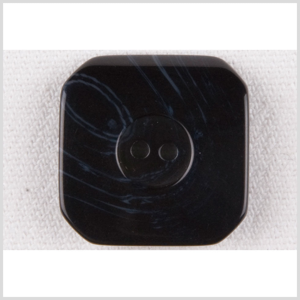 Navy Plastic Button - 40L/25mm