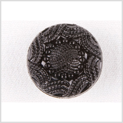 Plastic Shank Back Button - 40L/25.5mm - Black Ropes and Knobs