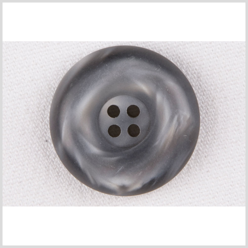 Gray Plastic Button - 28L/18mm