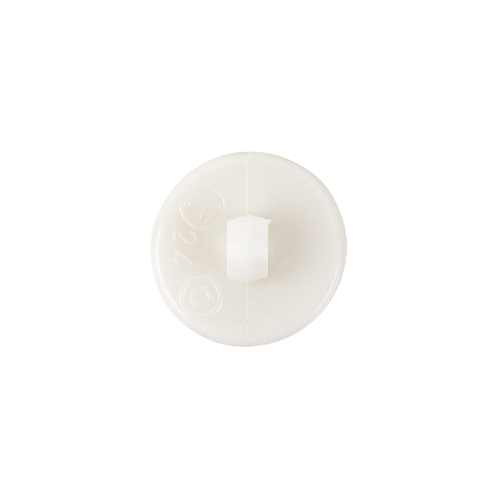 Off-White Plastic Button - 24L/15mm - Detail