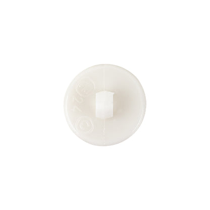 Off-White Plastic Button - 24L/15mm - Detail