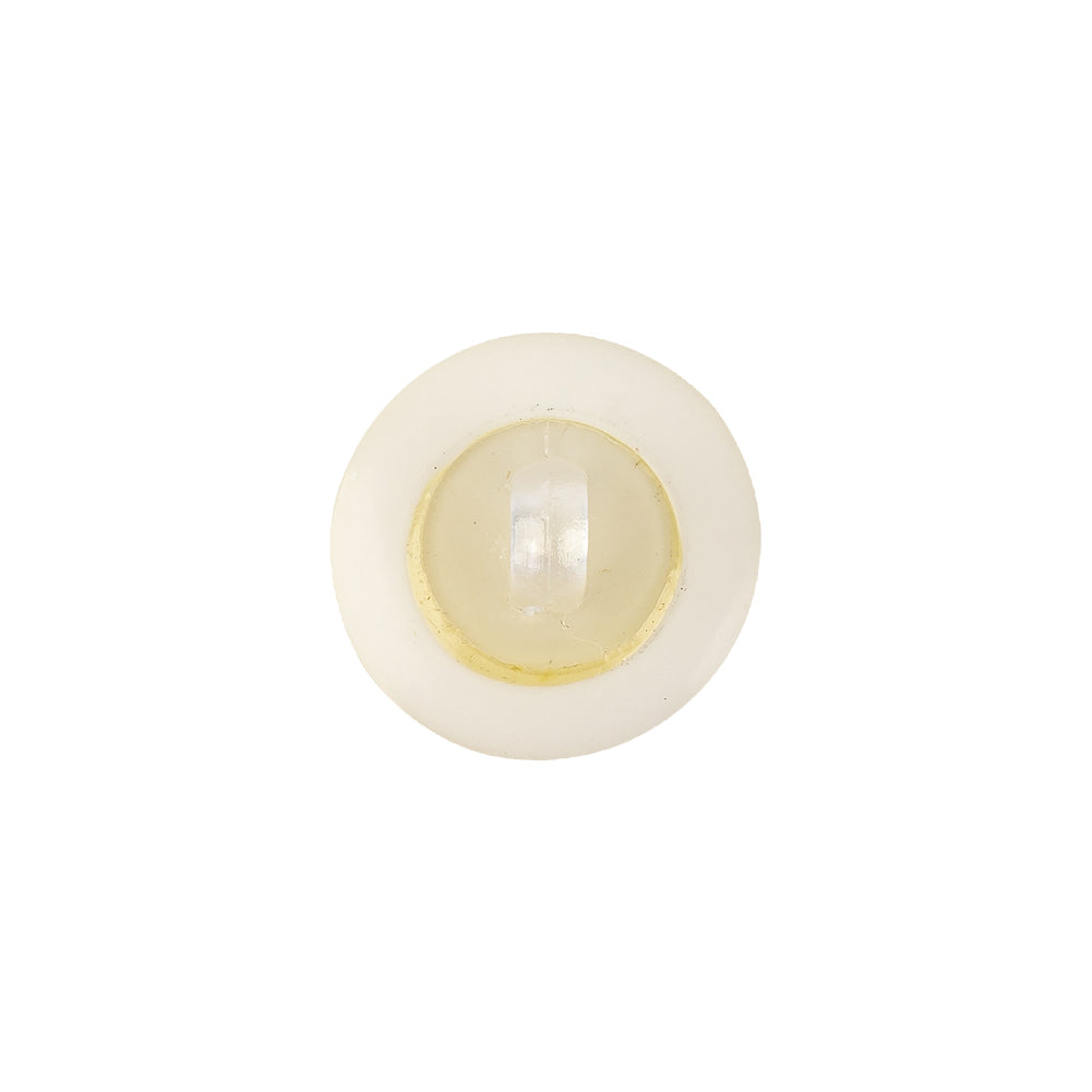 Ivory Plastic Button - 24L/15mm - Detail