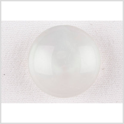 Plastic Shank Back Button - 36L/23mm - Iridescent White Dome Shaped
