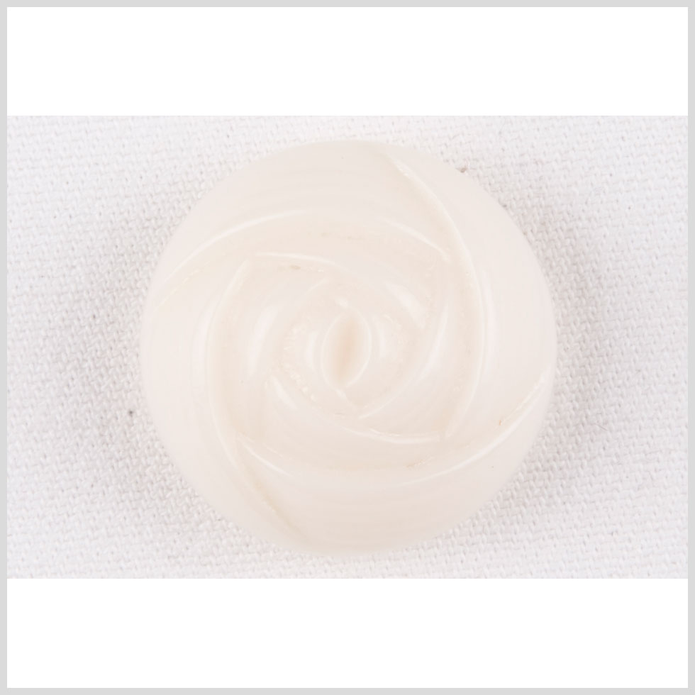 Off-White Plastic Button - 50L/32mm