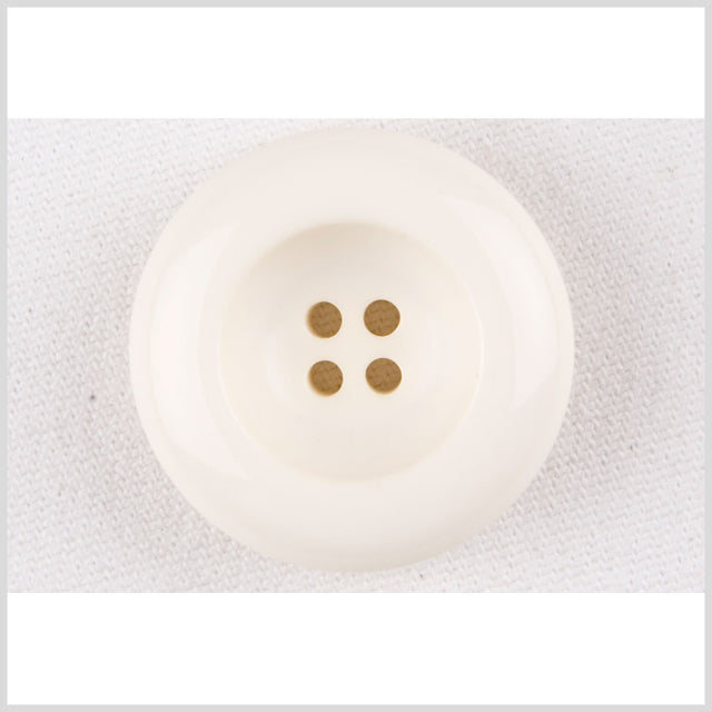 Ivory Plastic Button - 38L/24mm