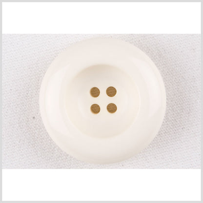 Ivory Plastic Button - 44L/28mm