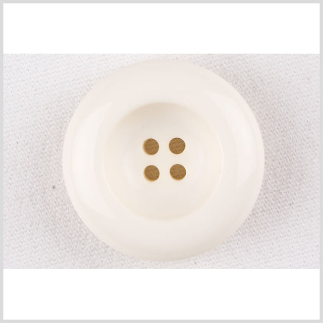 Ivory Plastic Button - 44L/28mm