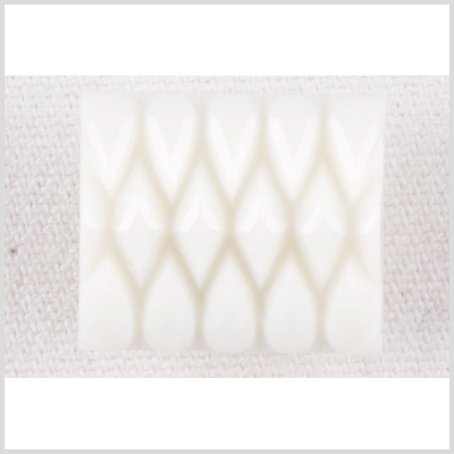 White Plastic Button - 22L/14mm