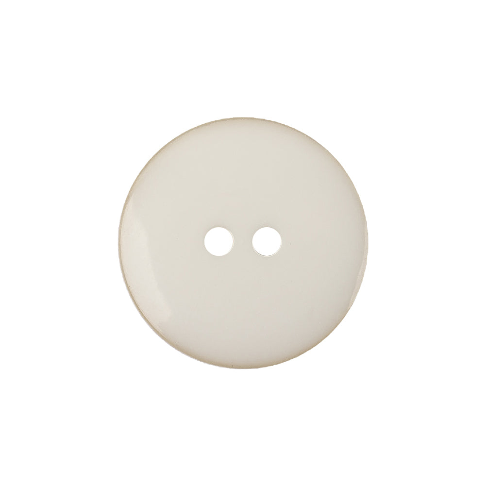 Ivory Iridescent 2-Hole Plastic Button - 34L/21.5mm Detail