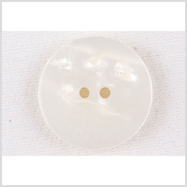 Ivory Plastic Button - 36L/23mm