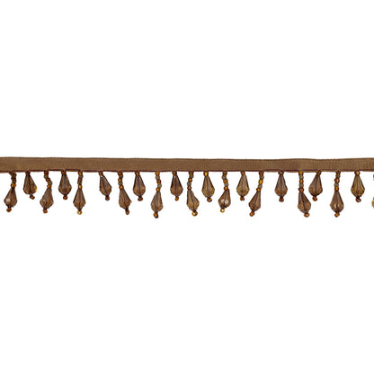 Chocolate Beaded Fringe