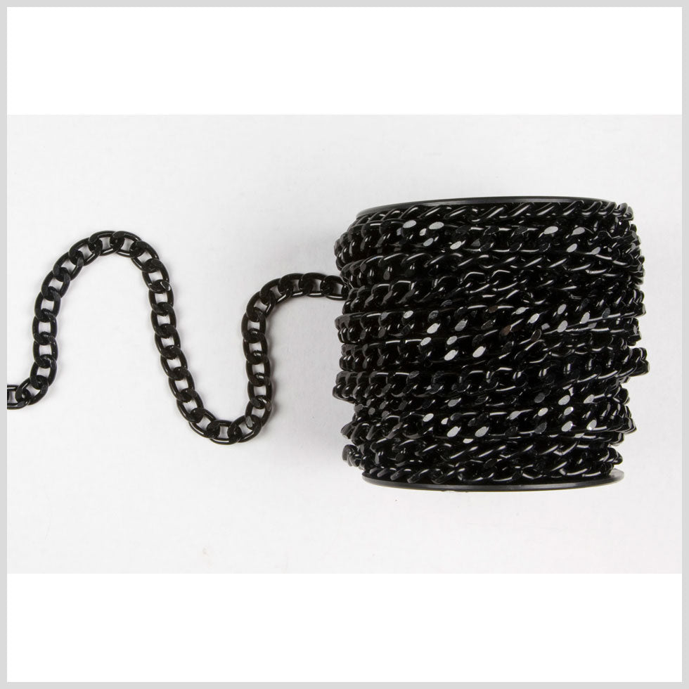 3/8 Black Aluminum Metal Chain