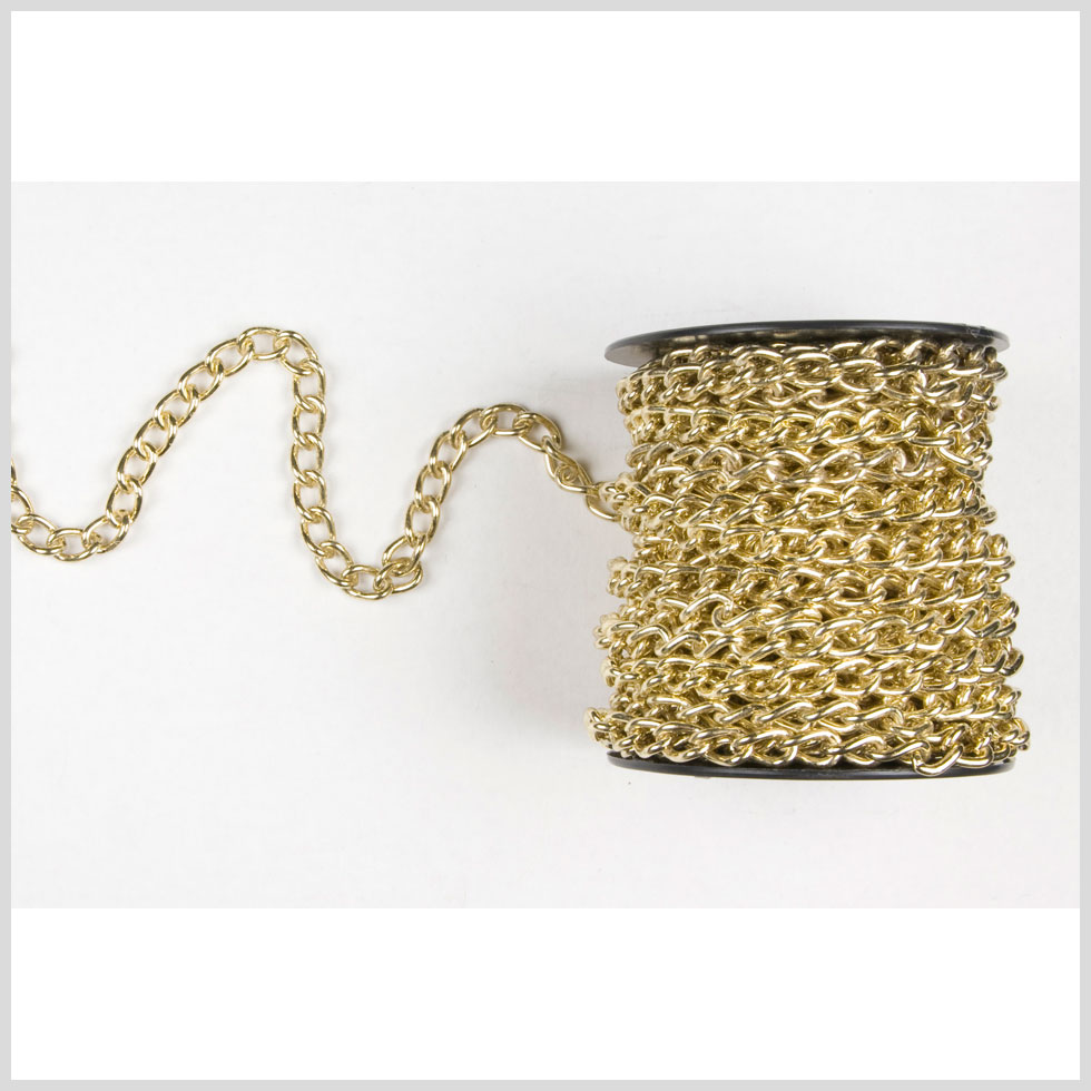 3/8 Gold Steel Chain