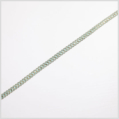 Antique Gold Turquoise Metallic Braid