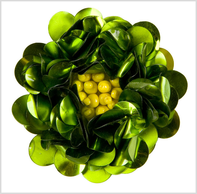 2 Lime Fancy Applique