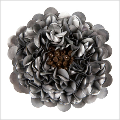 2.75" Matte Gray Fancy Applique