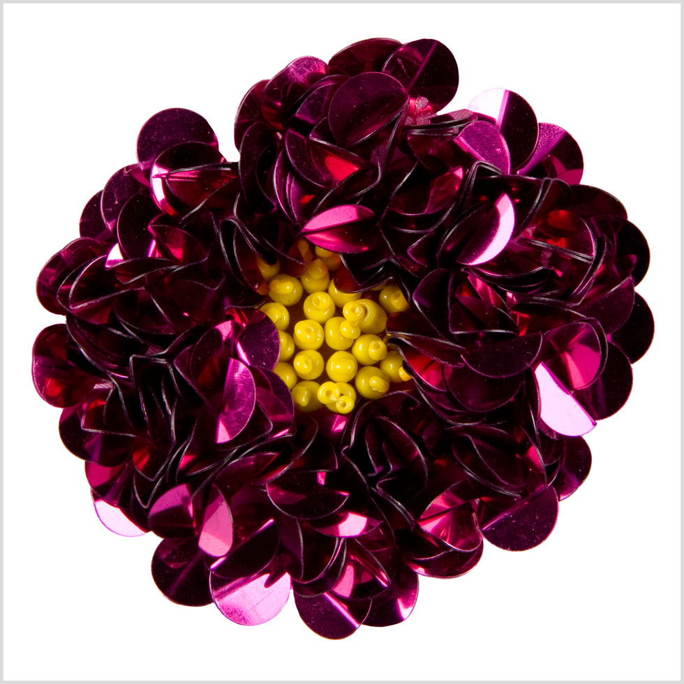 2.75 Fuchsia Fancy Applique